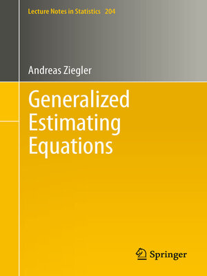 cover image of Generalized Estimating Equations